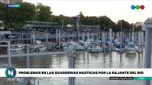 Guarderías náuticas complicadas con la bajante del río Paraná