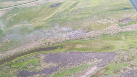 La provincia evalúa focos de incendios en el Delta del Paraná