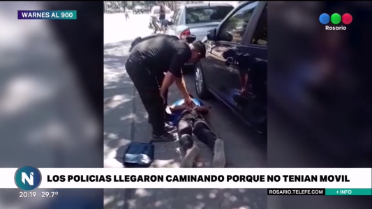 Vecinos detuvieron a un ladrón, pero la policía llegó caminando