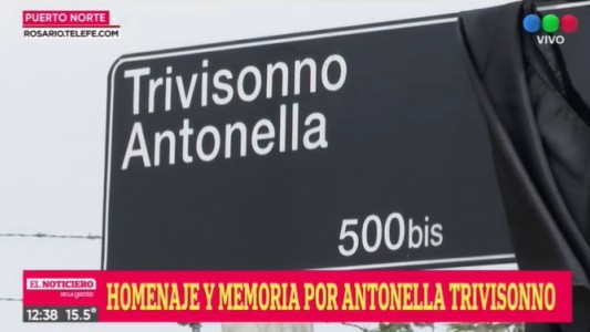 Desde hoy Rosario cuenta con una calle con el nombre “Antonella Trivisonno"