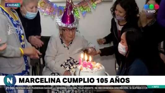 Marcelina, un ejemplo de vida que cumplió 105 años