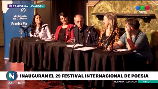 Inauguraron el 29º Festival Internacional de Poesía Rosario
