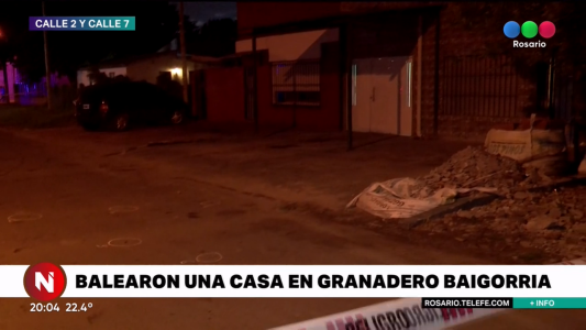 Balean una casa en Granadero Baigorria y dejan una nota intimidatoria