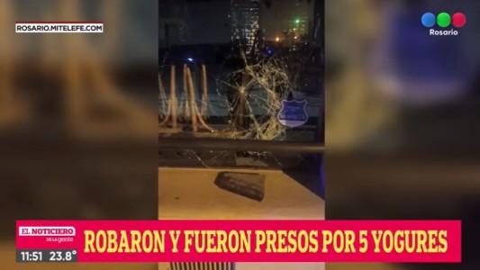 Insólito botín: detuvieron a dos delincuentes que ingresaron a un bar de Pichincha y se llevaron 5 yogurts