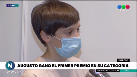 En cuna de notables plumas, Augusto con 11 años ganó el Mundial de Escritura