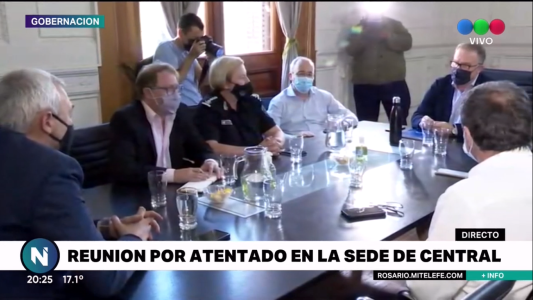 Lagna se reunión con los presidentes de Central y Newell’s después de los ataques