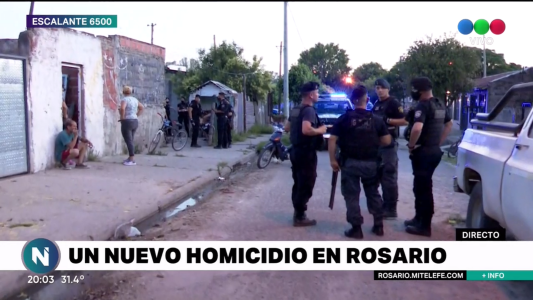 Nuevo homicidio en Rosario: ejecutaron a quemarropa a un joven de 23 años
