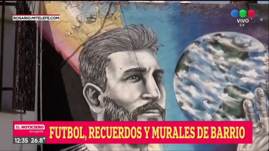 Rosario y los murales de Messi que recorren el mundo