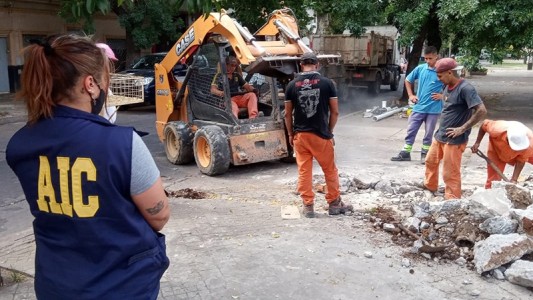 Agentes realizaron un operativo en una empresa por contaminación ambiental