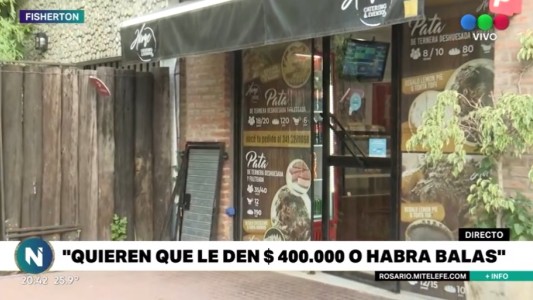 Fisherton: piden 400 mil pesos a una rotisería o prometen balas