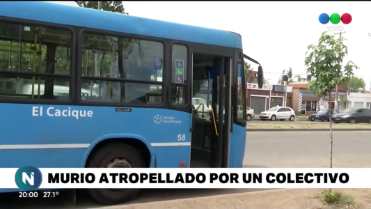 Un hombre fue atropellado por un colectivo, que luego se dio a la fuga