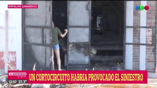 Una familia perdió su casa por un cortocircuito