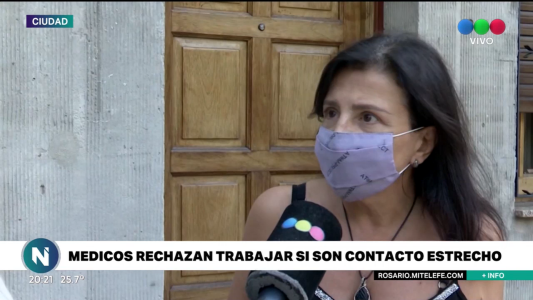 Médicos rechazan trabajar si son contacto estrecho