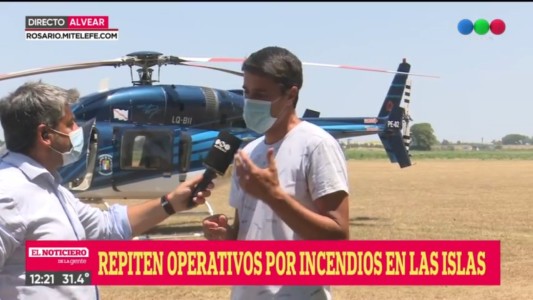 Repiten operativos por incendio en las islas