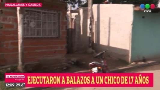 Asesinaron a tiros a un joven de 17 años en barrio Ludueña