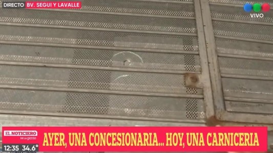 Cinco balazos en otro mensaje mafioso contra una carnicería