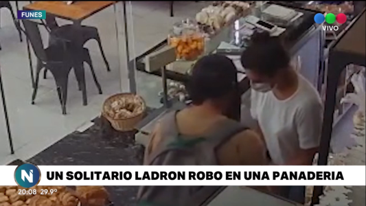 Asalto en una panadería de Funes