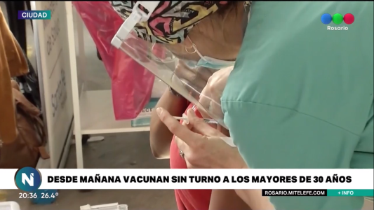 Desde mañana comenzarán a aplicar la dosis de refuerzo a mayores de 30 años sin turno