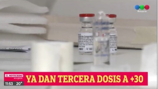 A partir de hoy, rige la vacunación libre de terceras dosis para mayores de 30 años