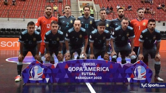 Argentina juega ante Paraguay la final de la Copa América de Futsal
