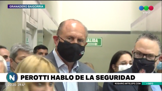 Perotti sobre la inseguridad: “Esto existía, era una realidad que ahora tomamos plena dimensión de la magnitud que tiene”