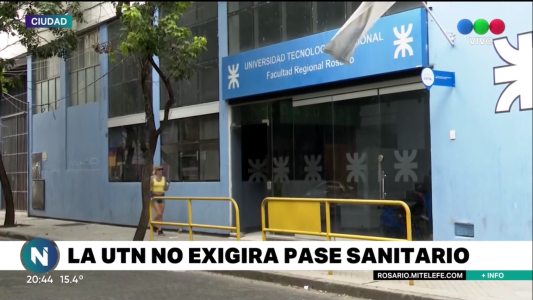 La UTN no exigirá pase sanitario