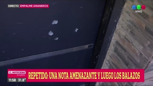 Feroz balacera con carta intimidante a una casa de familia en Empalme Graneros
