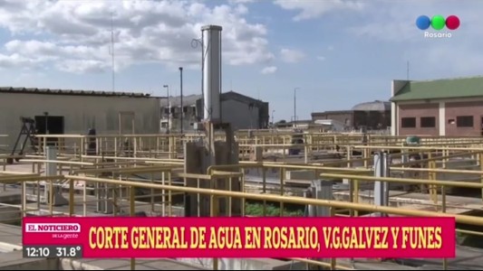 Interrumpen el suministro de agua potable en Rosario y alrededores