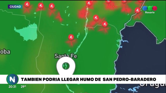 Alertan por la llegada de humo a la ciudad