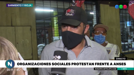 Acampe frente a Anses hasta el jueves a la tarde