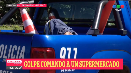 Golpe comando: asaltaron una dietética y la policía los detuvo