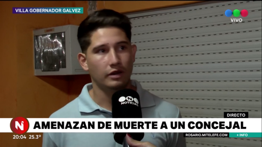 Plata o plomo: amenazaron de muerte a un concejal de 25 años de VGG
