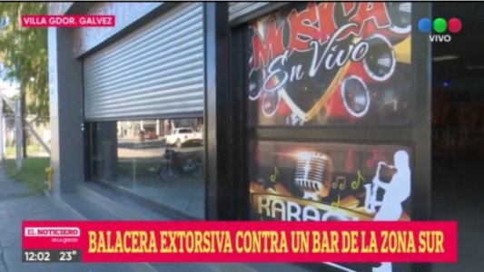 Feroz balacera a un bar en Villa Gobernador Gálvez (1)