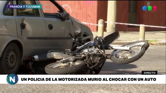 Murió policía atropellado por un auto mientras iba a un hecho de robo