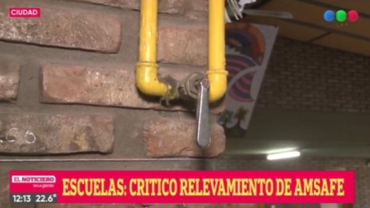 Amsafe denuncia el crítico estado de las escuelas