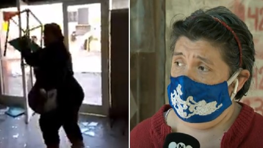 "Te humillan y me cansé": habló la mujer que destrozó una oficina municipal