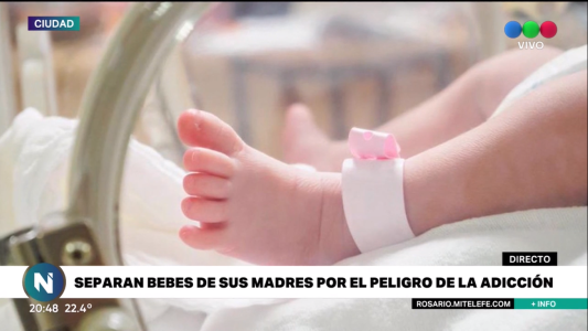 Separaron a bebés de sus madres por el peligro de la adicción