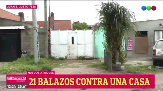 Nueva balacera: atacaron una vivienda con 21 impactos de arma de fuego
