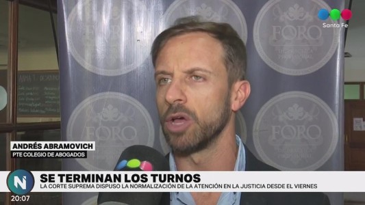Se levanta el sistema de turnos en los Tribunales de Santa Fe