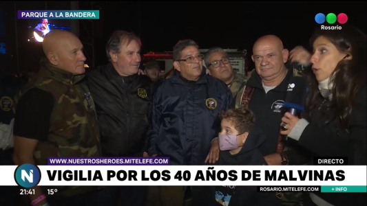 Vigilia por los 40 años de Malvinas