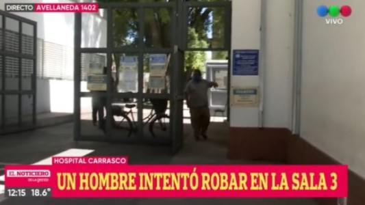 Violencia: un hombre intentó robar en el hospital Carrasco
