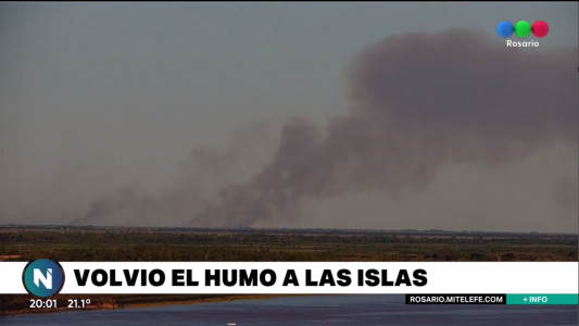 Volvieron los incendios a las islas