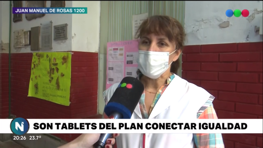 Robaron 20 tablets de una escuela