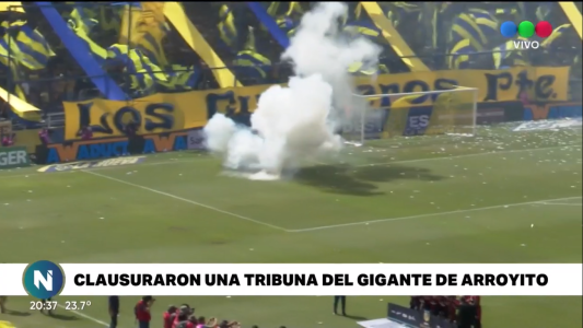 Clausuraron una tribuna del Gigante de Arroyito