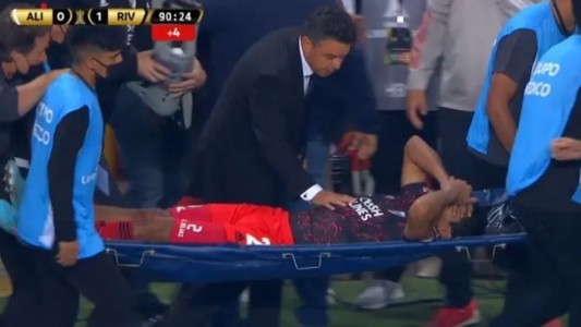 Gallardo confirmó la lesión de Rojas: "Fractura de tibia y peroné"