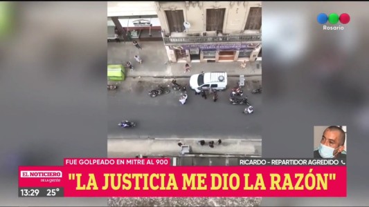 La palabra del repartidor golpeado en Mitre al 900 tras la liberación del inspector