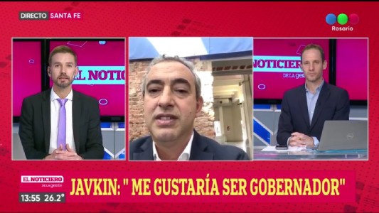 Javkin: "Me gustaría ser Gobernador"