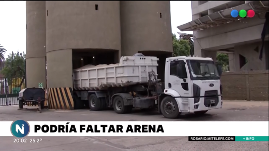 Marítimos alertan por desabastecimiento de arena en Rosario y la región
