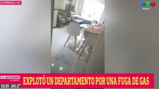 Explosión y susto en un departamento céntrico