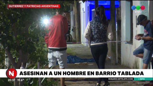 Nuevo homicidio en Rosario: salió a sacar la basura y lo ejecutaron de 8 tiros